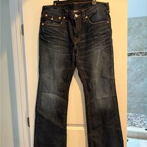 True Religion Men's Bootcut Jeans - Dark Blue